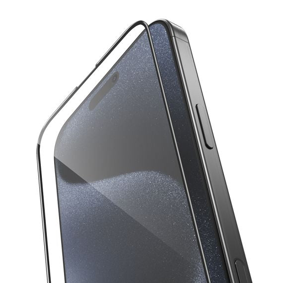 Folie Hoco - iPhone 15 Pro Max, Full Glue 6D, DustProof  Clear | Black