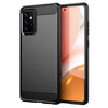 Husa Samsung Galaxy A72 5G Techsuit Carbon Silicone, negru - mag-genius-accesorii