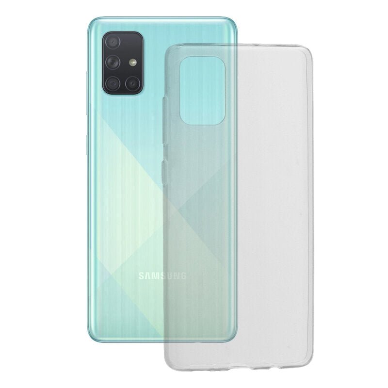 Husa Samsung Galaxy A71 4G Techsuit Clear Silicone, transparenta - mag-genius-accesorii