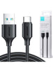 Cablu Date si Incarcare, USB-A la USB-C, 3A, 1m, Black