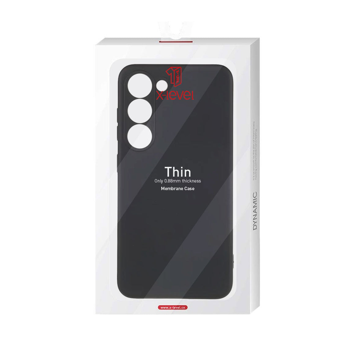 Husa X-Level Thin - Samsung A72 - MicroFiber, Black