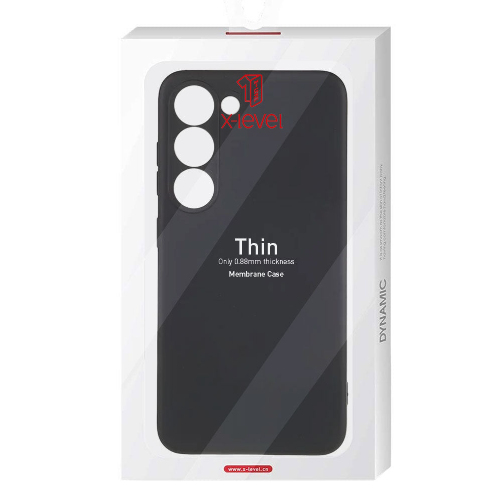 Husa X-Level Thin - Samsung S24 Plus - MicroFiber  Black