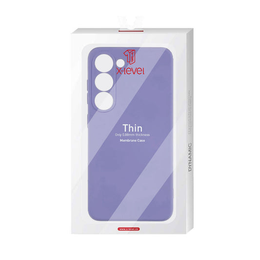 Husa X-Level Thin - Samsung S24 - MicroFiber  PURPLE