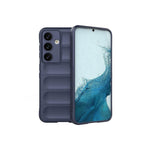 Husa Wave - Samsung A54 - Grip Microfiber, ShockProof, Navy Blue