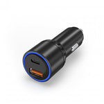 Incarcator Auto 40 W Dual USB-C PD Car Charger - black - mag-genius-accesorii