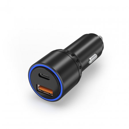 Incarcator Auto 40 W Dual USB-C PD Car Charger - black - mag-genius-accesorii