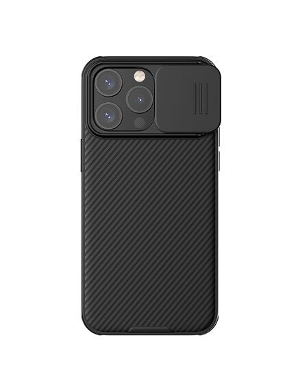 Husa Nillkin, pentru iPhone 15 Pro Max, Protectie Camera Shield Pro, TPU, BLACK