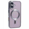 Husa Plating, iPhone 16 , cu MagSafe, ElectroEdge,Black