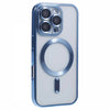 Husa Plating, iPhone 16 Pro Max, cu MagSafe, ElectroEdge, Blue
