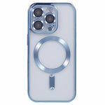 Husa Plating, iPhone 16 Pro Max, cu MagSafe, ElectroEdge, Blue