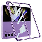 Husa Chrome - Samsung Z Fold6 - Plastic Thin, Crystal,Purple