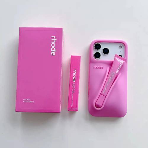 Husă iPhone 17 Pro Max, Rhode, Culoare Ribbon + Luciu Inclus