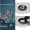 Protectie Camere Individuale din Sticla cu Diamante Roz Pentru iPhone 14 Pro