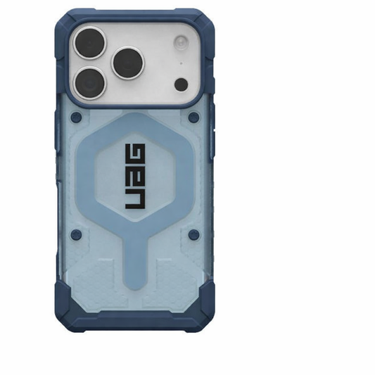 Husa UAG Pathfinder Clear MagSafe pentru iPhone 17 Pro, Blues