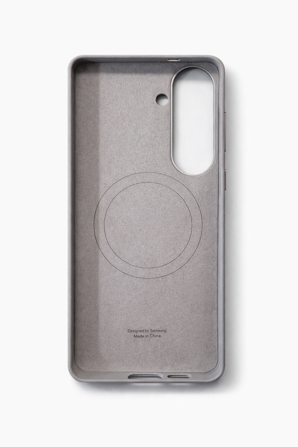 Husa Samsung S26 ,Originala Piele Kindsuit cu MagSafe, Grey