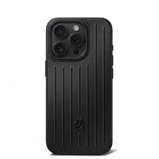 Husă iPhone 15 Pro din Aluminiu Rimowa, Black