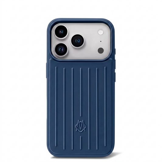 Husă iPhone 17 Pro Max din Aluminiu Rimowa, Deep Blue