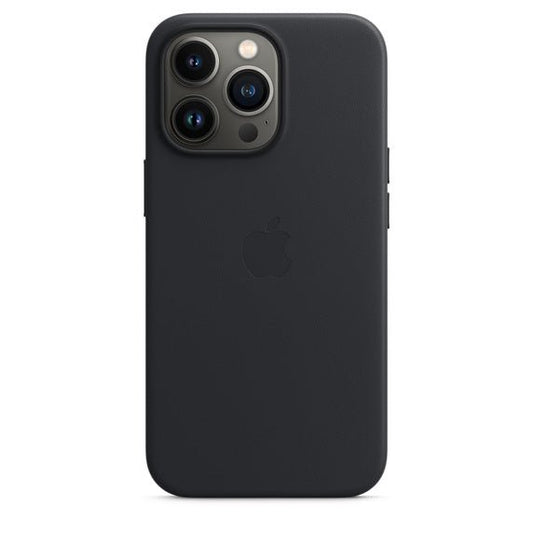 Husa MagSafe pentru iPhone 13 Pro , Piele - Culoare Midnight - 