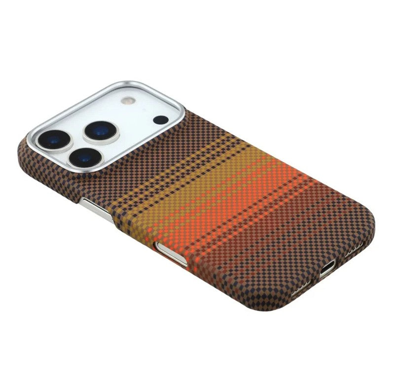 Husa iPhone 17 Pro ,MagEZ 7 din Aramidă 600D, Sunset cu MagSafe, Ultra Slim