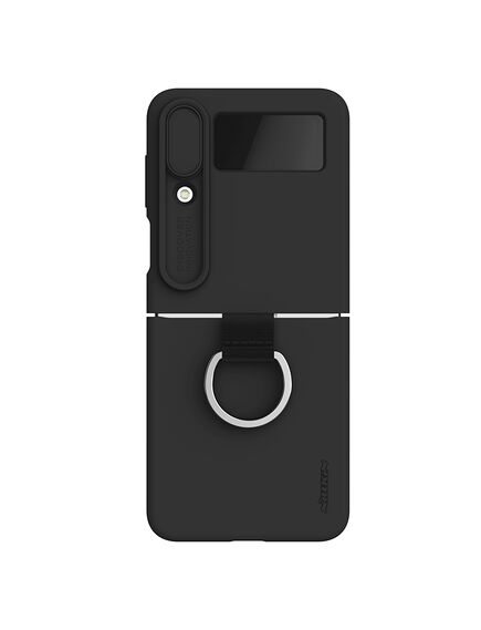 Husa Nillkin, pentru Samsung Galaxy Z Flip 4, CamShield Silky, TPU, BLACK