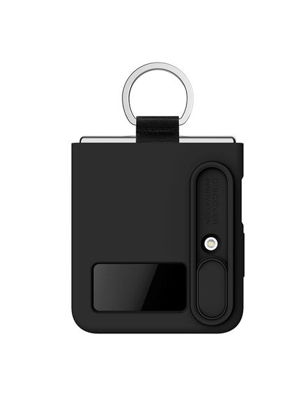 Husa Nillkin, pentru Samsung Galaxy Z Flip 4, CamShield Silky, TPU, BLACK