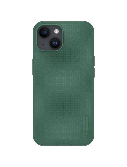 Husa Nillkin, pentru iPhone 15 Plus, Frosted Series, PVC,Deep Green