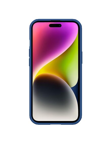Husa Nillkin, pentru iPhone 15 Plus, Protectie Camera Shield Pro, TPU, Blue