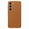 Husa Originala Samsung Galaxy S23 Plus, Piele Camel