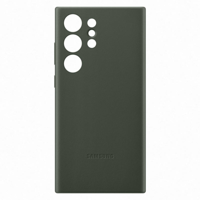 Husa Samsung Galaxy S24 Ultra, din Piele ,Verde