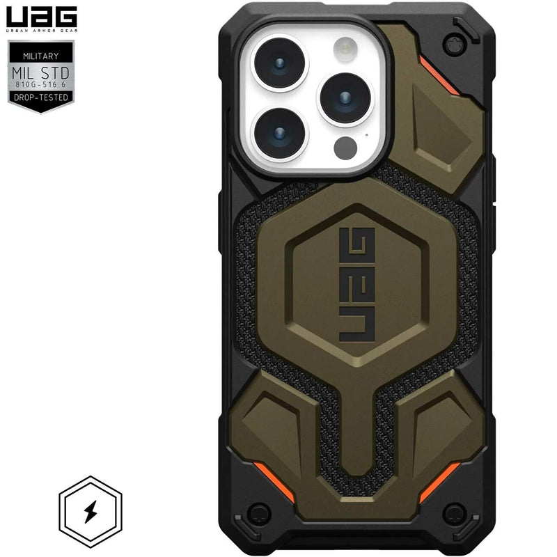 Husa iPhone 16 Pro Max - UAG Monarch Pro MagSafe Kevlar Element Green