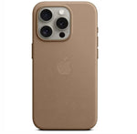 Husa compatibila cu iPhone 16 Pro, cu MagSafe Piele - Culoare Natural