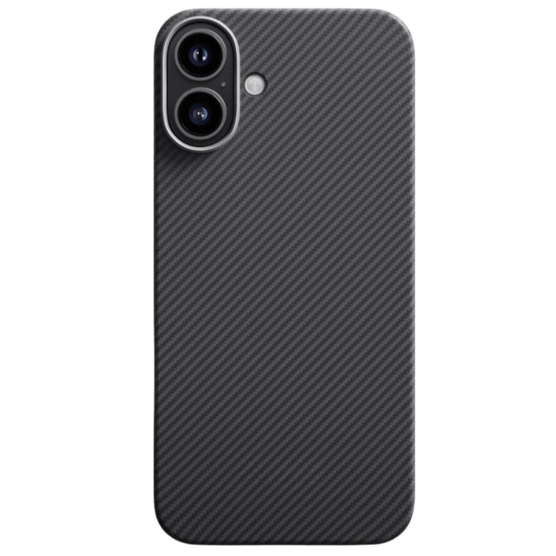 Husa iPhone 16 MagEZ 5 Aramida 600D Magsafe, UltraSubtire, Negru
