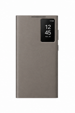 Husa compatibila cu Samsung S23 Ultra Smart View Wallet, Taupe