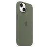Husa de protectie Apple cu MagSafe pentru iPhone 14, Silicon Olive - mag-genius-accesorii