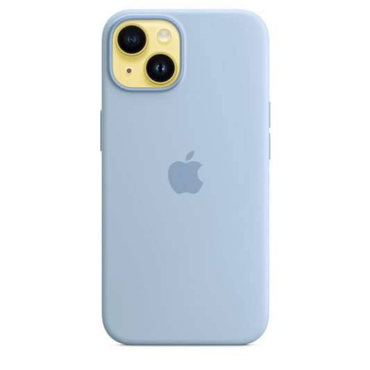 Husa  iPhone 14 Plus Apple cu MagSafe, Silicon Sky