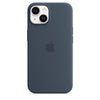 Husa iPhone 14 Apple cu MagSafe, Silicon - Culoare Storm Blue