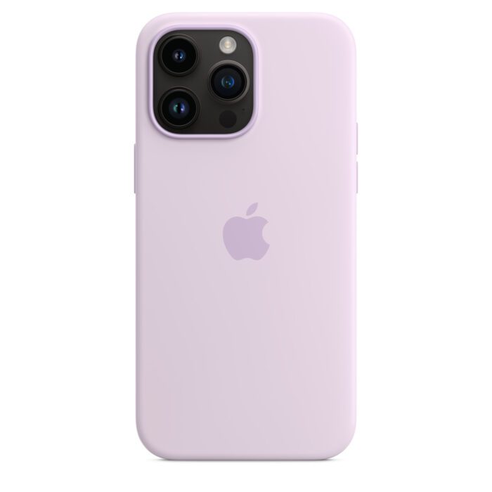 Husa Apple cu MagSafe pentru iPhone 14 Pro, Silicon culoare Lilac