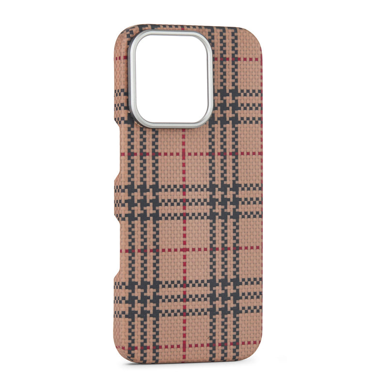 Husa iPhone 16 Pro MagSafe, MagEZ 3 Kevlar 600D ,Burberry