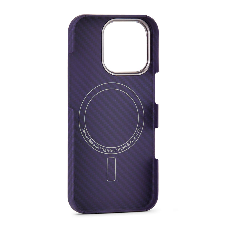 Husa iPhone 16 Pro Max MagSafe, MagEZ 3 Kevlar 600D ,Purple