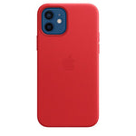 Husa de protectie Apple cu MagSafe pentru iPhone 12 Mini , Piele - Culoare Red - mag-genius-accesorii