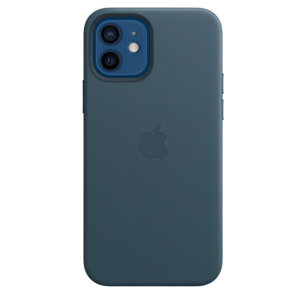 Husa de protectie Apple cu MagSafe pentru iPhone 12 Mini , Piele - Culoare Baltic Blue