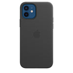 Husa de protectie Apple cu MagSafe pentru iPhone 12 Mini , Piele - Culoare Black - mag-genius-accesorii