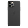 Husa de protectie Apple cu MagSafe pentru iPhone 12 Pro , Piele - Culoare Black - mag-genius-accesorii