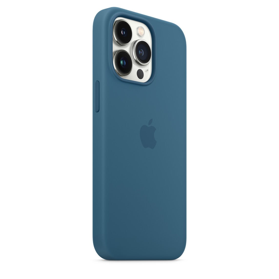 Husa de protectie Apple cu MagSafe pentru iPhone 13, Silicon - Culoare Blue Jay - mag-genius-accesorii