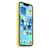 Husa de protectie Apple cu MagSafe pentru iPhone 13, Silicon - Culoare Lemon Zest - mag-genius-accesorii