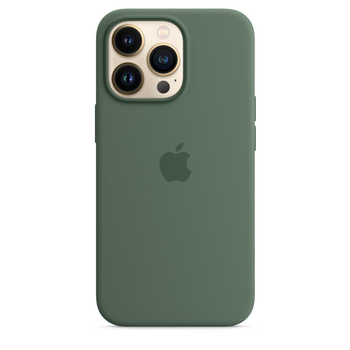 Husa de protectie Apple cu MagSafe pentru iPhone 13 Pro, Silicon - Culoare Eucalyptus - mag-genius-accesorii