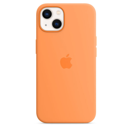 Husa iPhone 13 Apple cu MagSafe, Silicon - Marigold