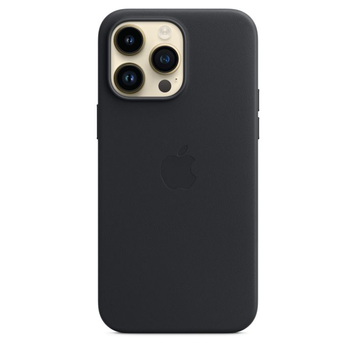 Husa Apple cu MagSafe iPhone 14 Pro, Piele - Culoare Midnight