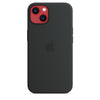 Husa de protectie Apple cu MagSafe pentru iPhone 13, Silicon - Culoare Midnight - mag-genius-accesorii