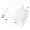 Set Incarcator pentru iPhone, Adaptor + Cablu 1M, Fast Charging 20W